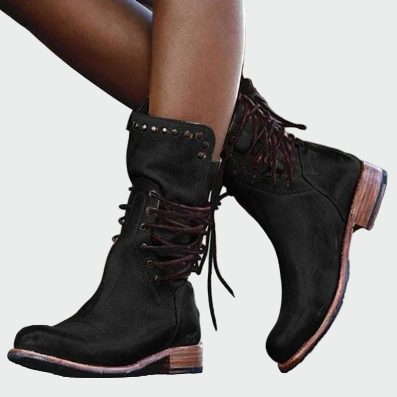 Elegant Boots with Laces