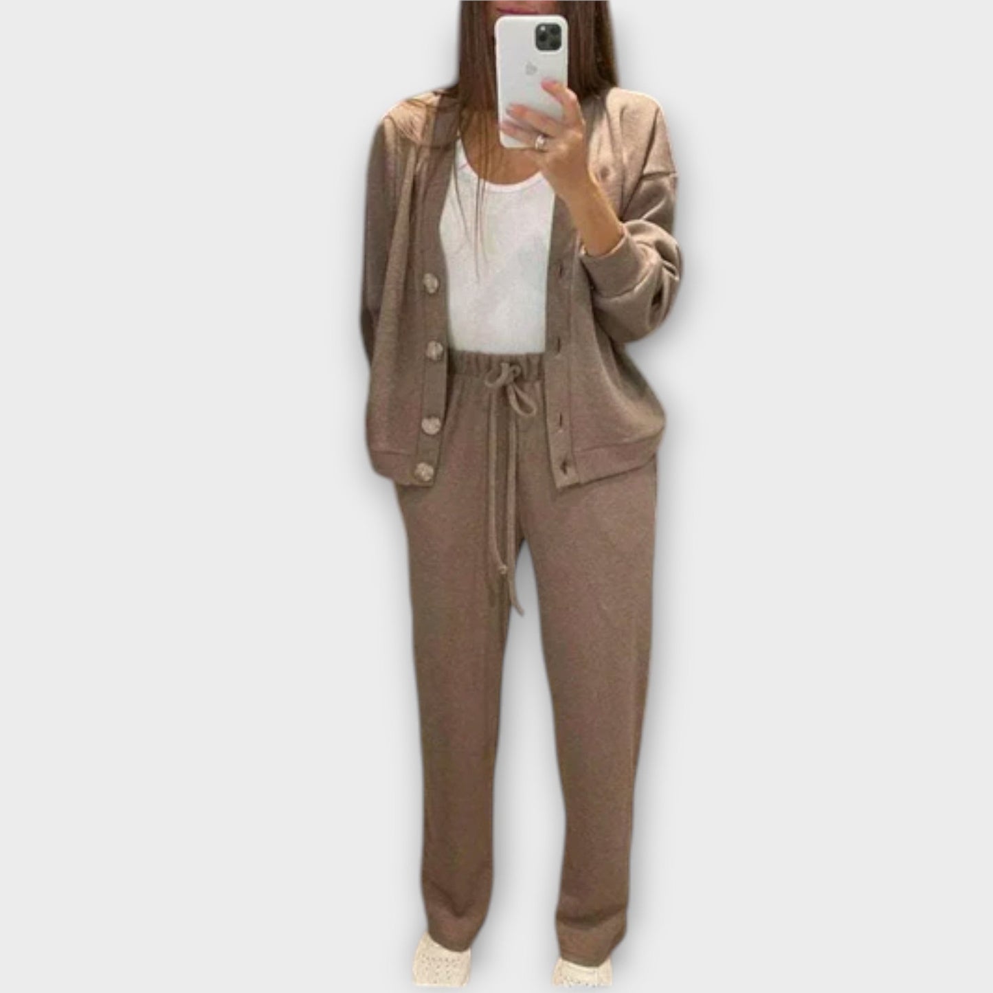 Chantal – Cardigan &amp; Pants Set