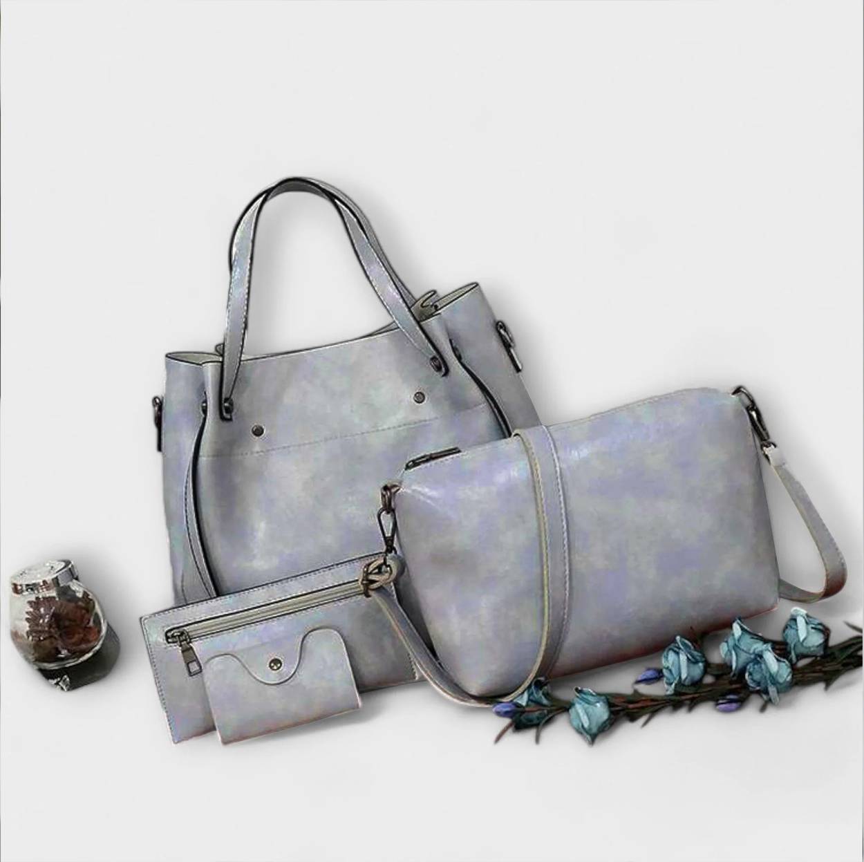 Aurora - 4-Piece Vintage Bag Set