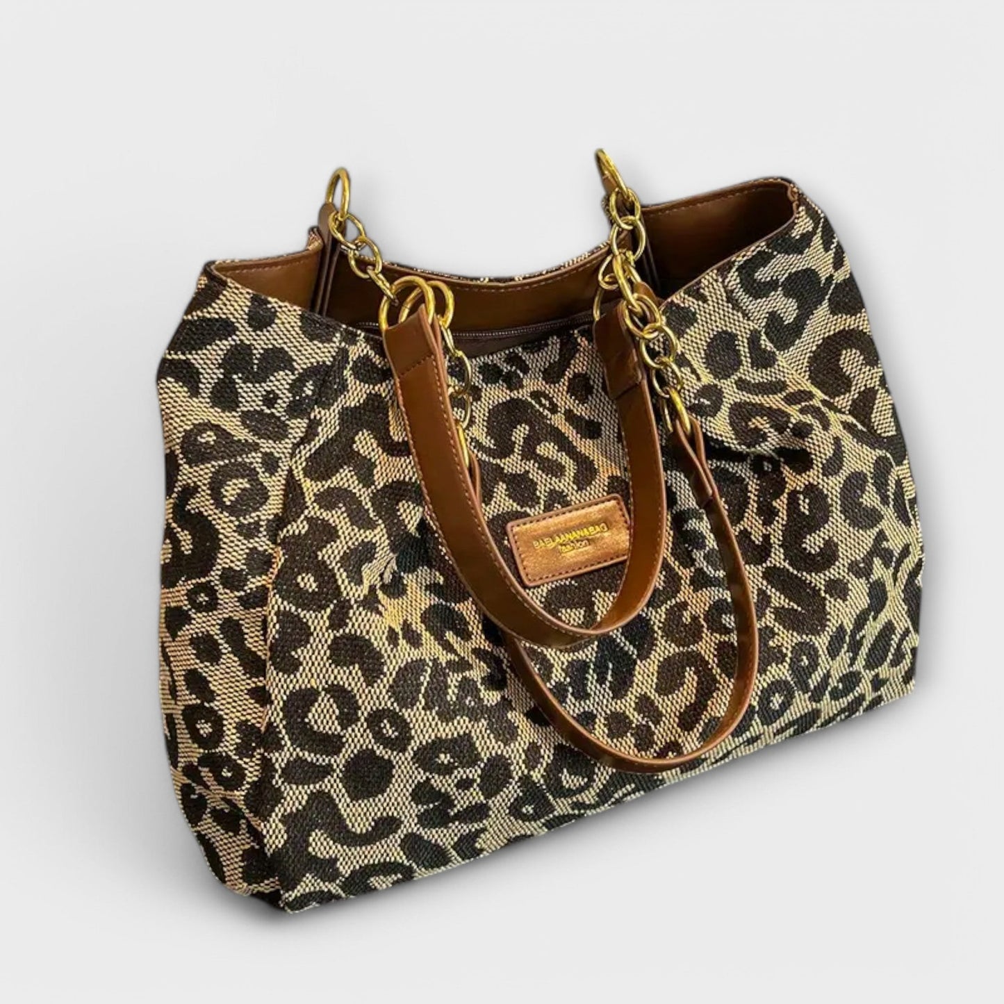 Aurora - Leopard Canvas Tote