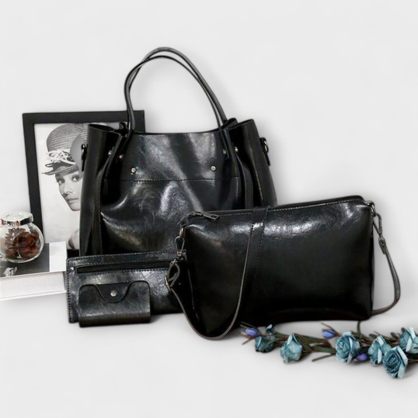 Aurora - 4-Piece Vintage Bag Set