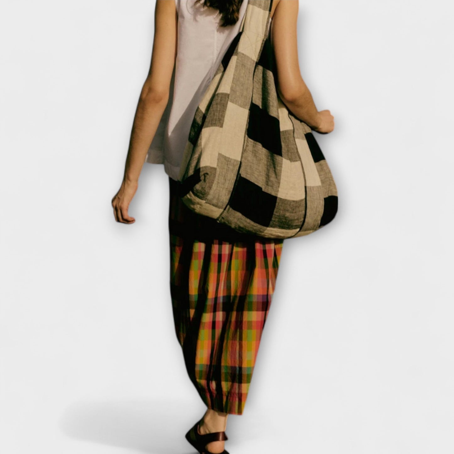 Emilia - Striped Pleated Skirt