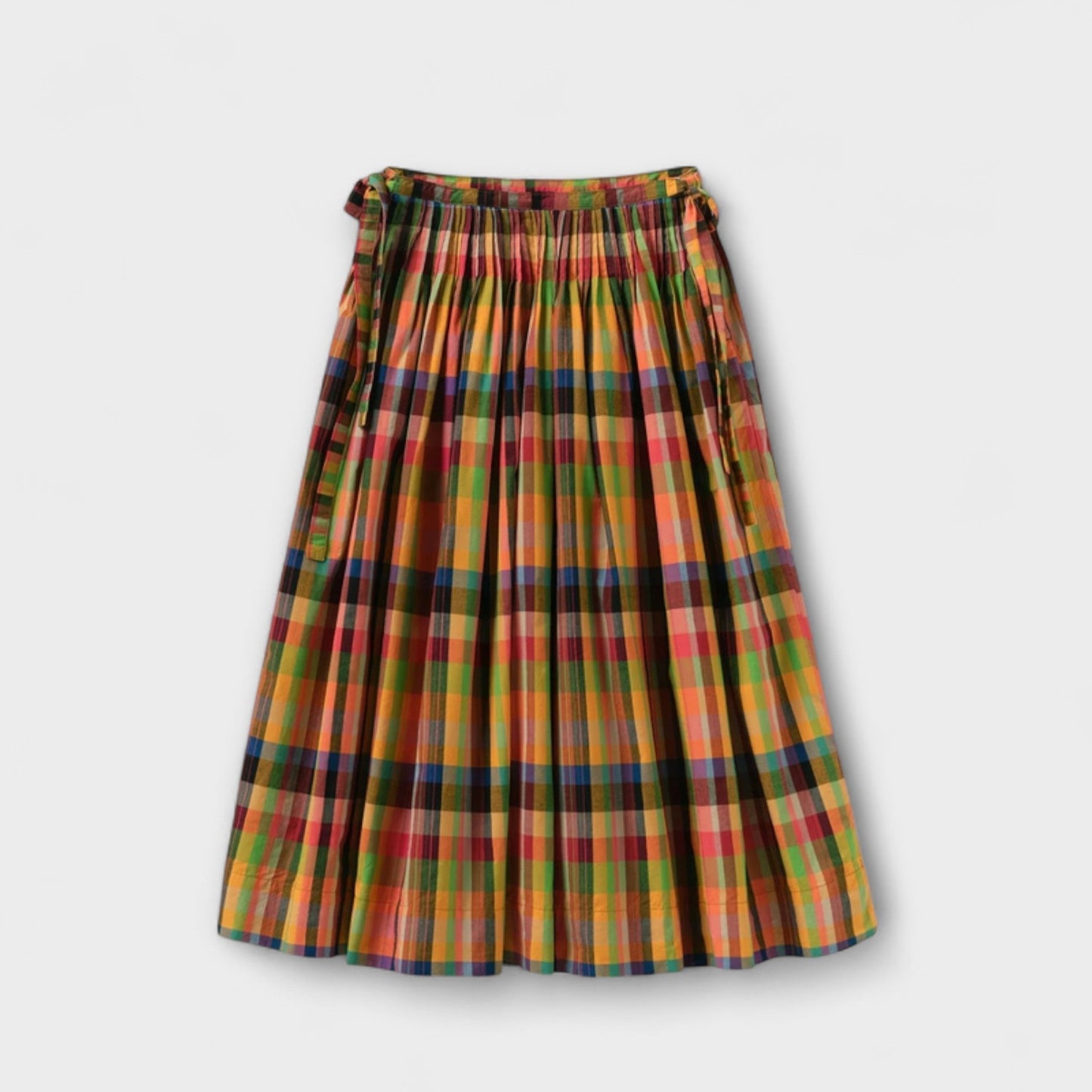 Emilia - Striped Pleated Skirt