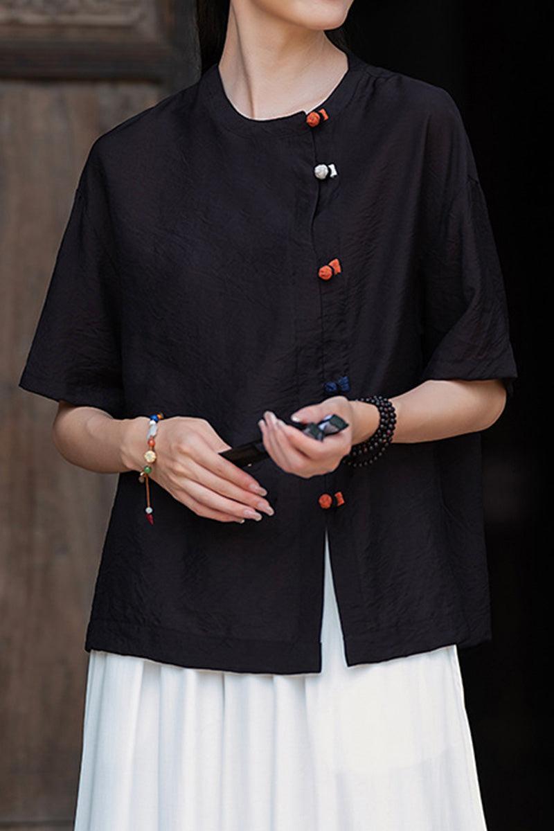 One Size Fits All Eco-friendly Regenerated Cellulose Blouse