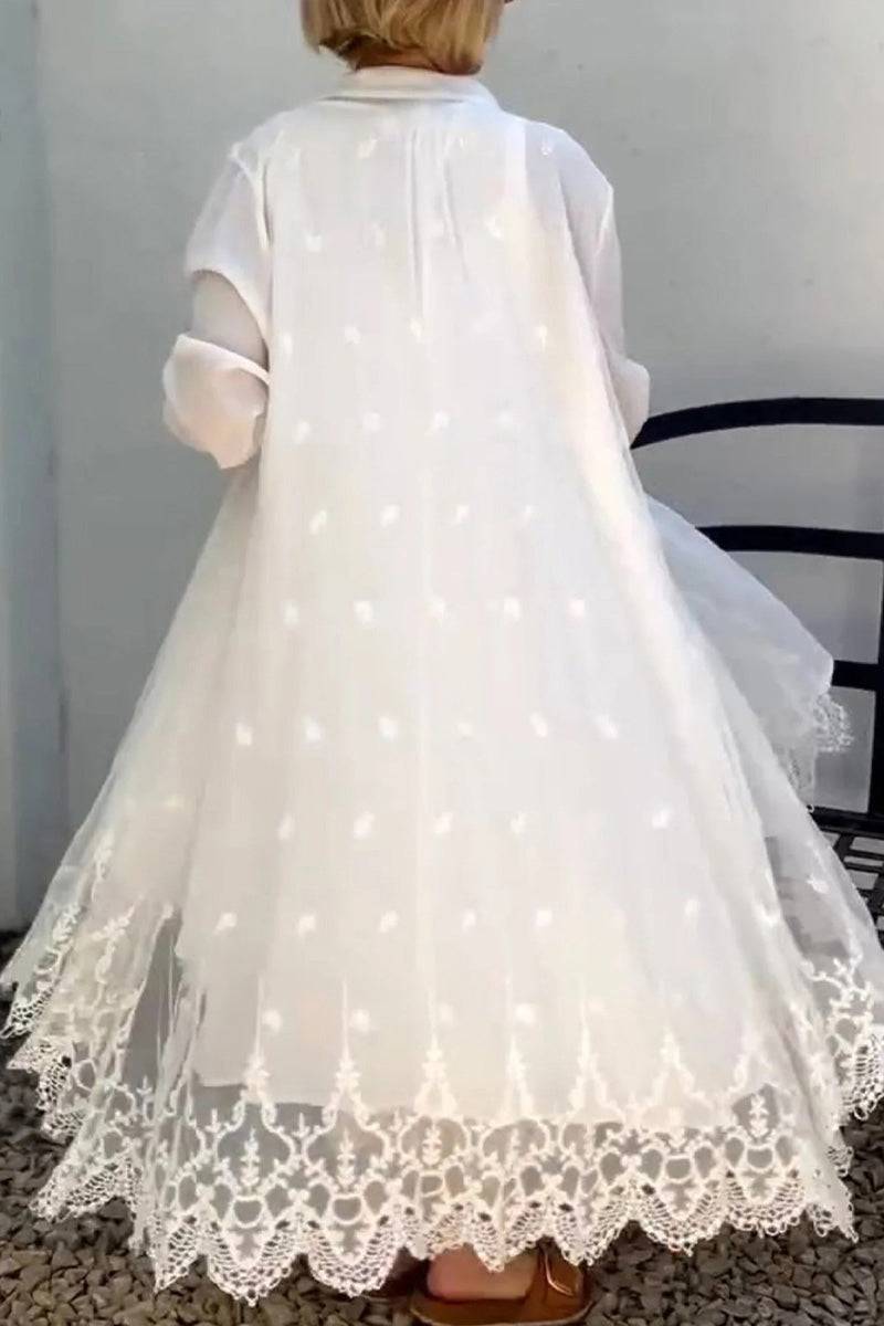 Villa Breeze Dress and Cardigan Set