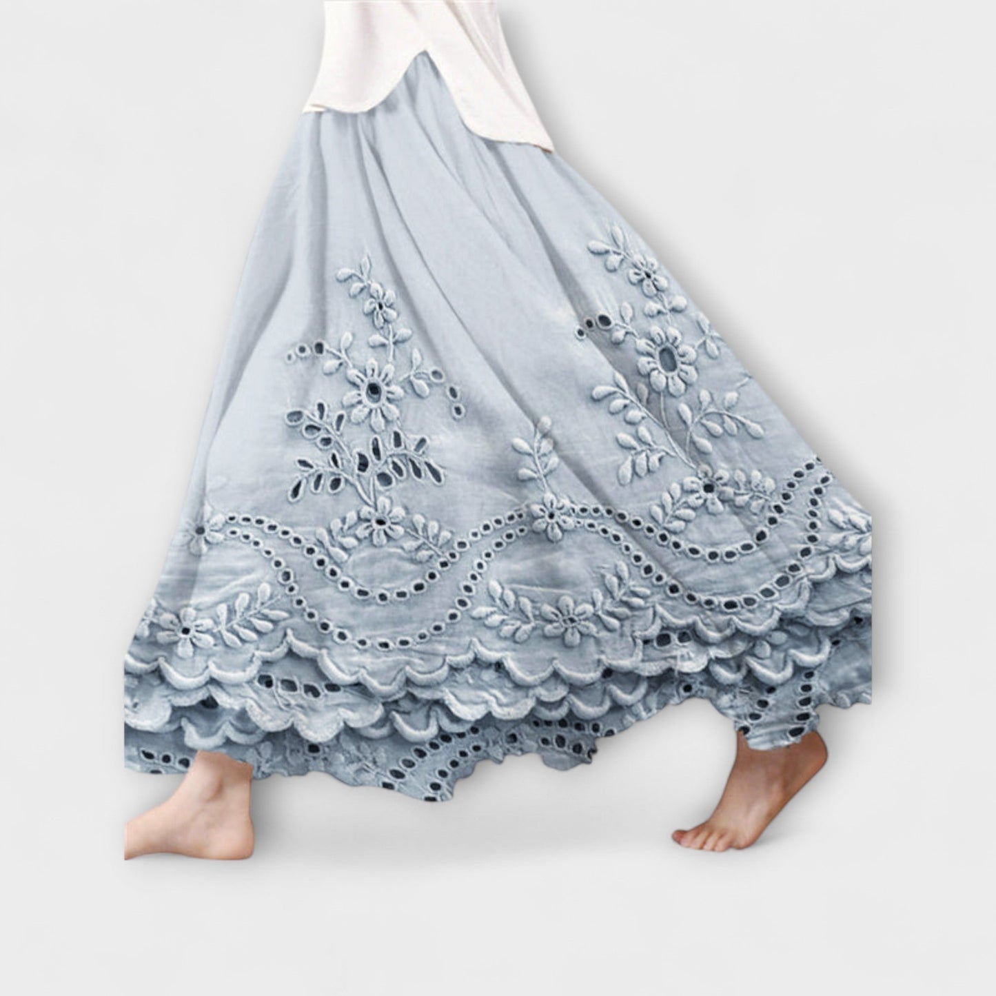 Luna – Boho Maxi Skirt