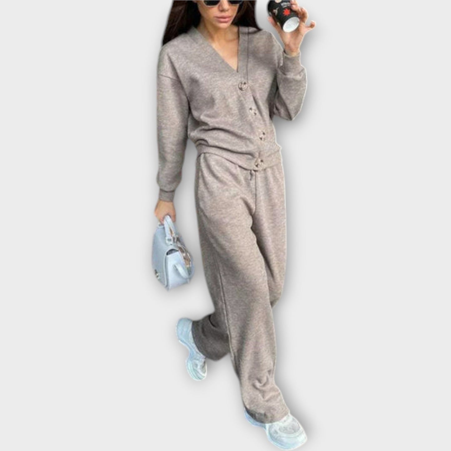 Chantal – Cardigan &amp; Pants Set