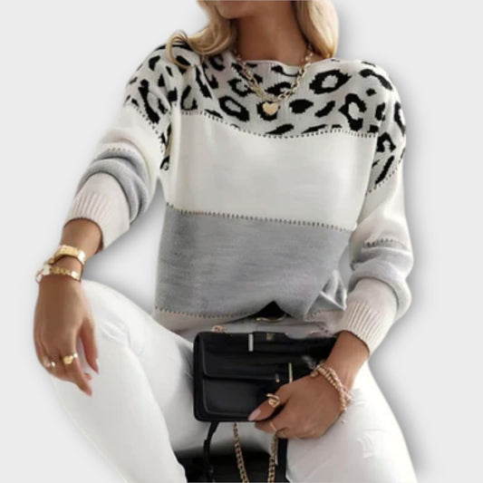 Aurora - Casual Leopard Sweater