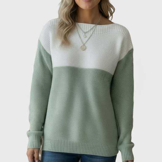 Aurora - Elegant Patchwork Sweater