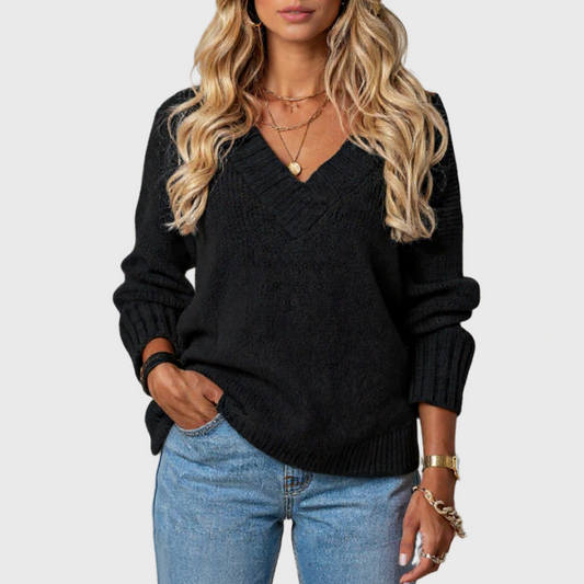Jane - Cozy V-Neck Sweater
