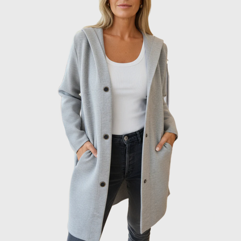 Jasmine - Casual Hooded Jacket