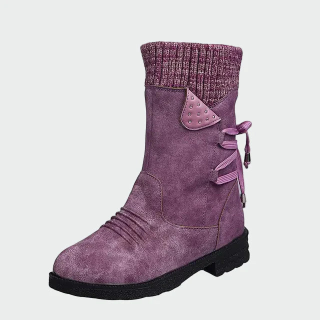 Fashionable Knit Boots