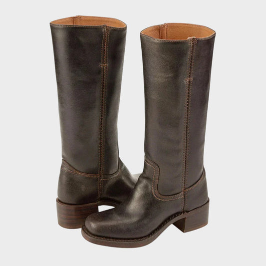 Classic Riding Boots with High Shaft