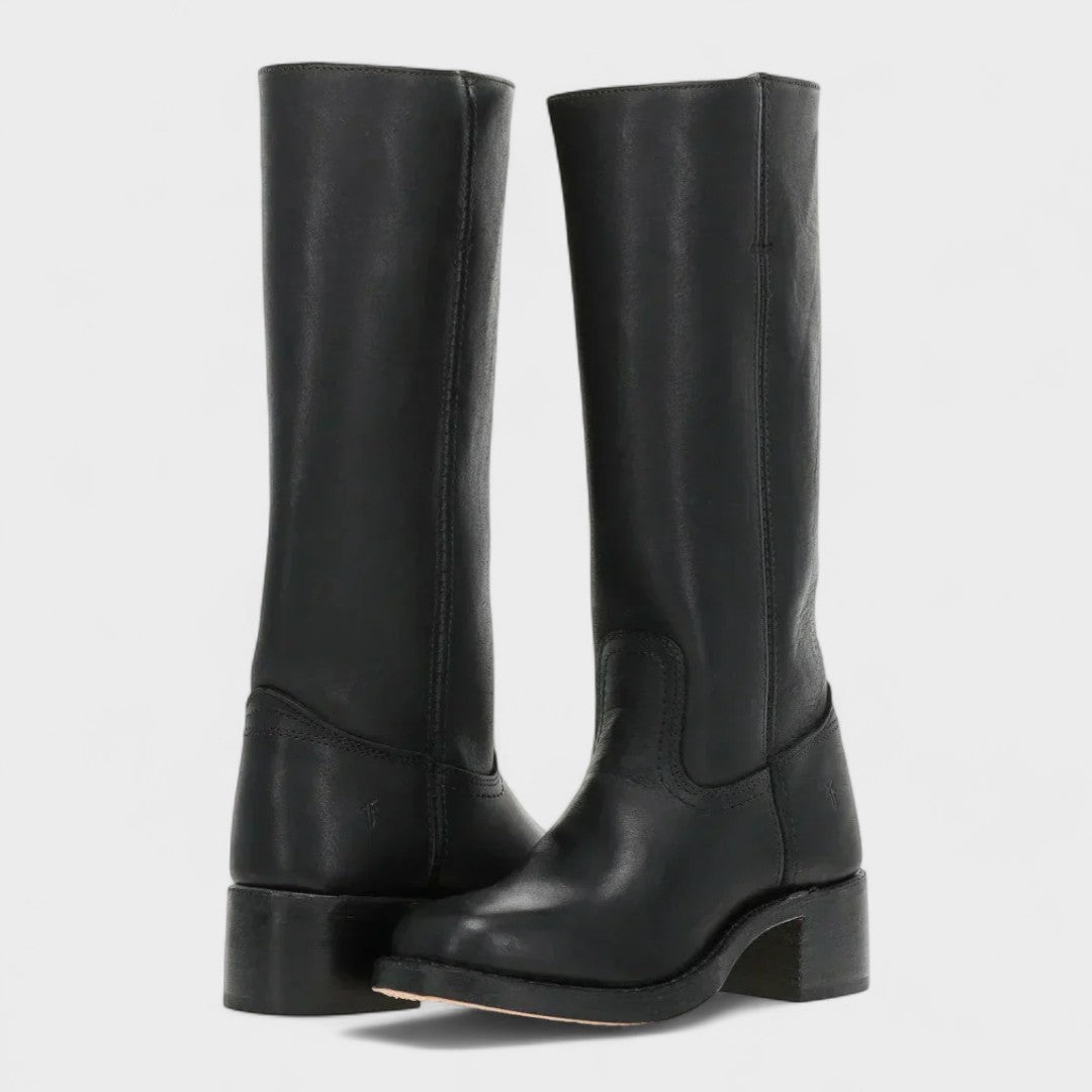 Classic Riding Boots with High Shaft