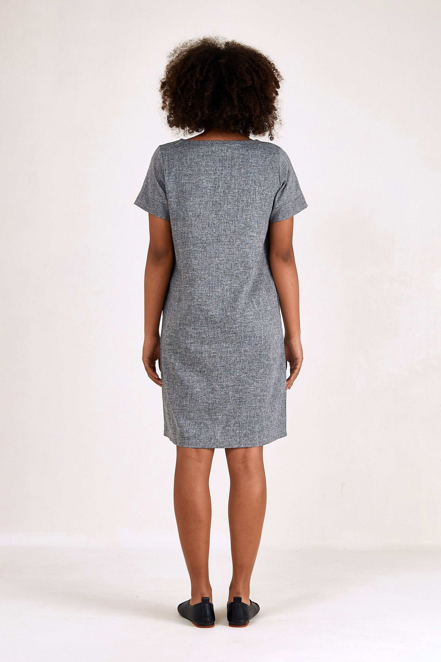 Short Sleeve Shift Dress