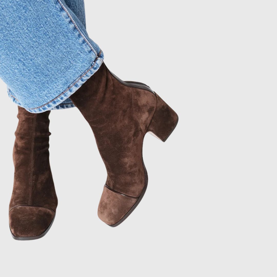 Victoria - Square Toe Heeled Boots