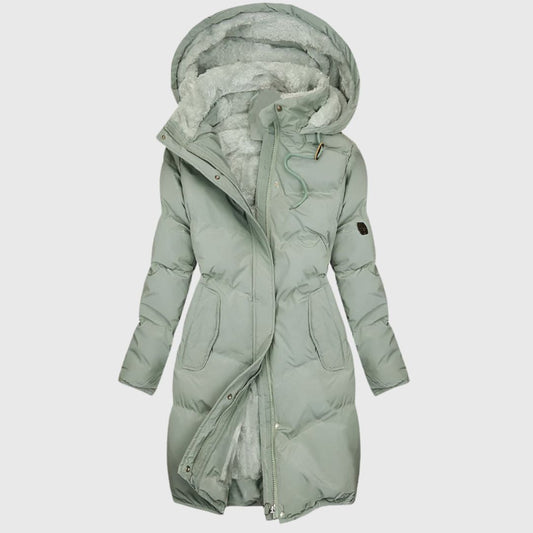 Olivia - Quilted Hooded Coat
