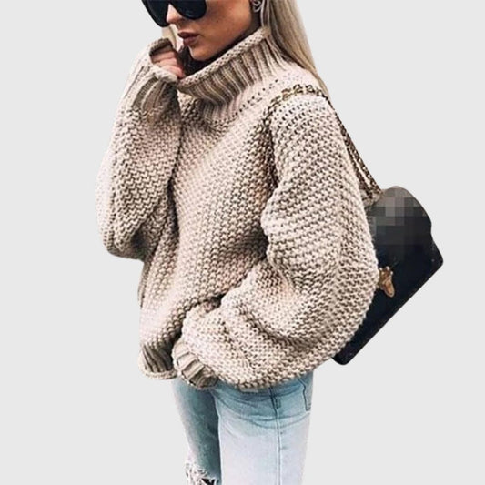 Chunky Knit Turtleneck Sweater