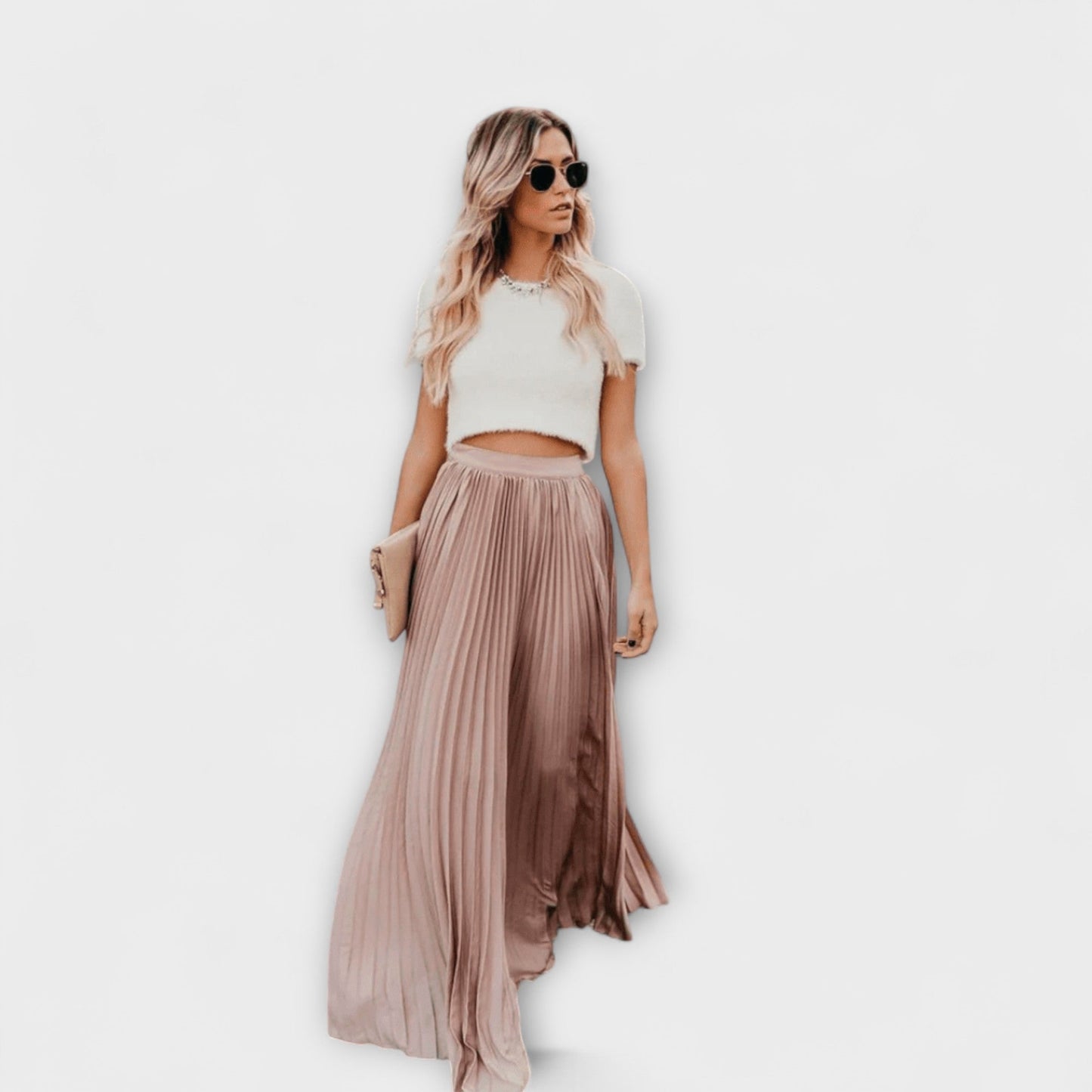 Ephersyn - Pleated Maxi Skirt